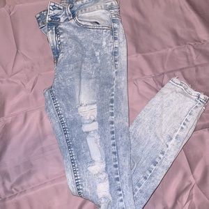 Vanilla star acid washed jeans size 5